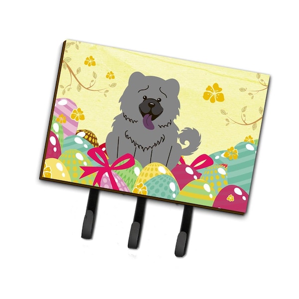 Carolines Treasures Easter Eggs Chow Chow Blue Leash or Key Holder BB6139TH68 - main